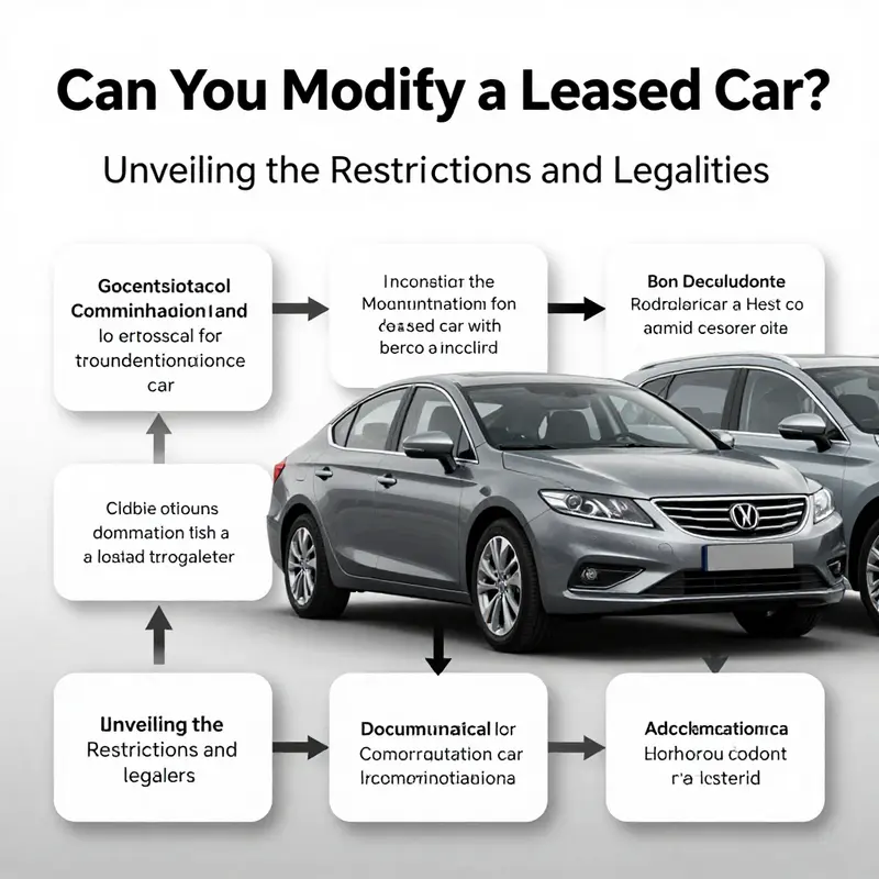 An illustration highlighting the tension between car modifications and leasing restrictions.