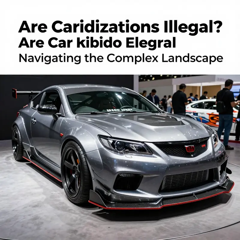 A mechanic evaluates an enhanced exhaust system for legal compliance while ensuring optimal performance.