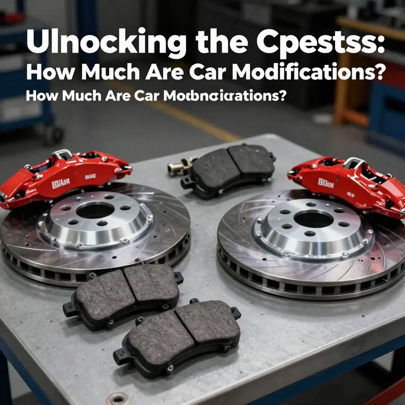 High-performance brake components ready for installation.