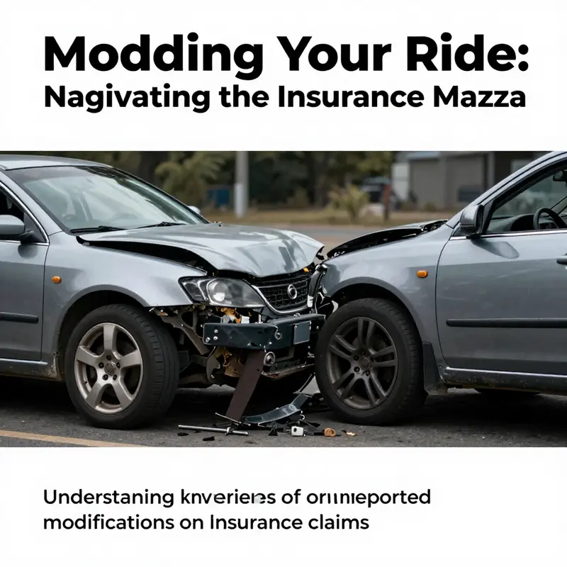 An enthusiast documents car modifications, emphasizing the need to notify insurers for coverage.