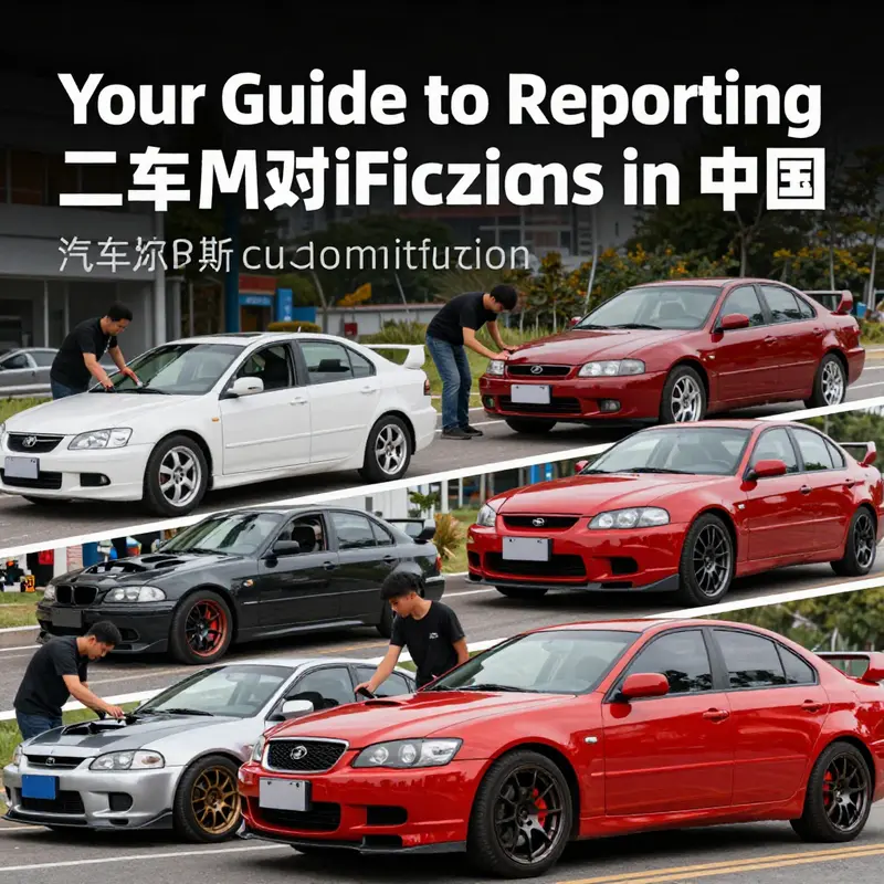 A dynamic montage of various car modifications showcasing automotive creativity and culture.