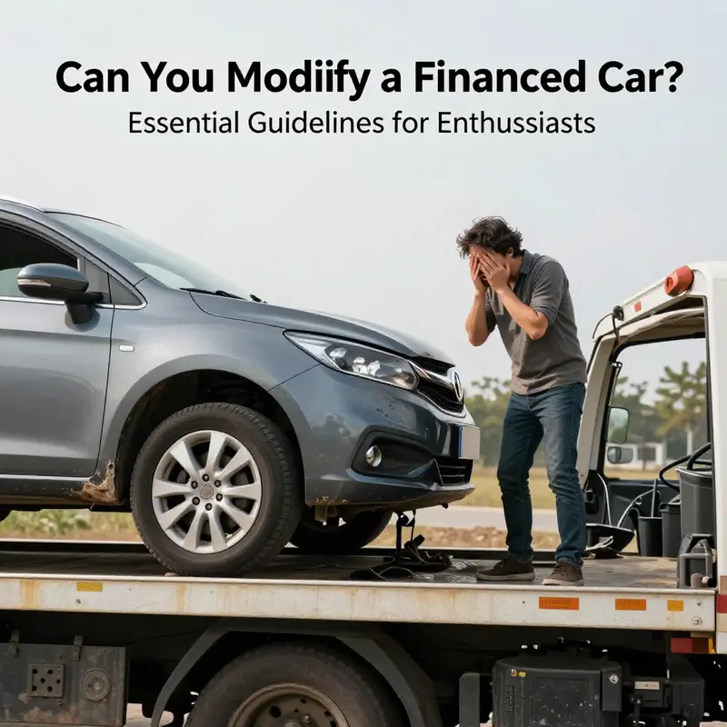 A closer look at a car financing agreement, emphasizing the importance of understanding the rules surrounding modifications.