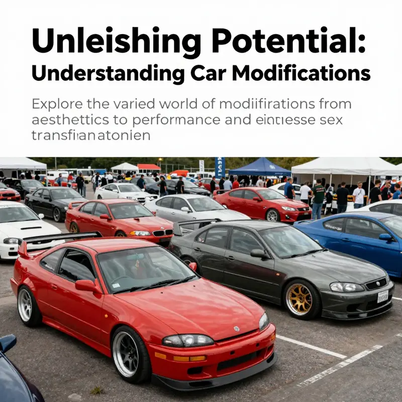 A range of uniquely modified cars displayed in a car show, highlighting diverse customization options.