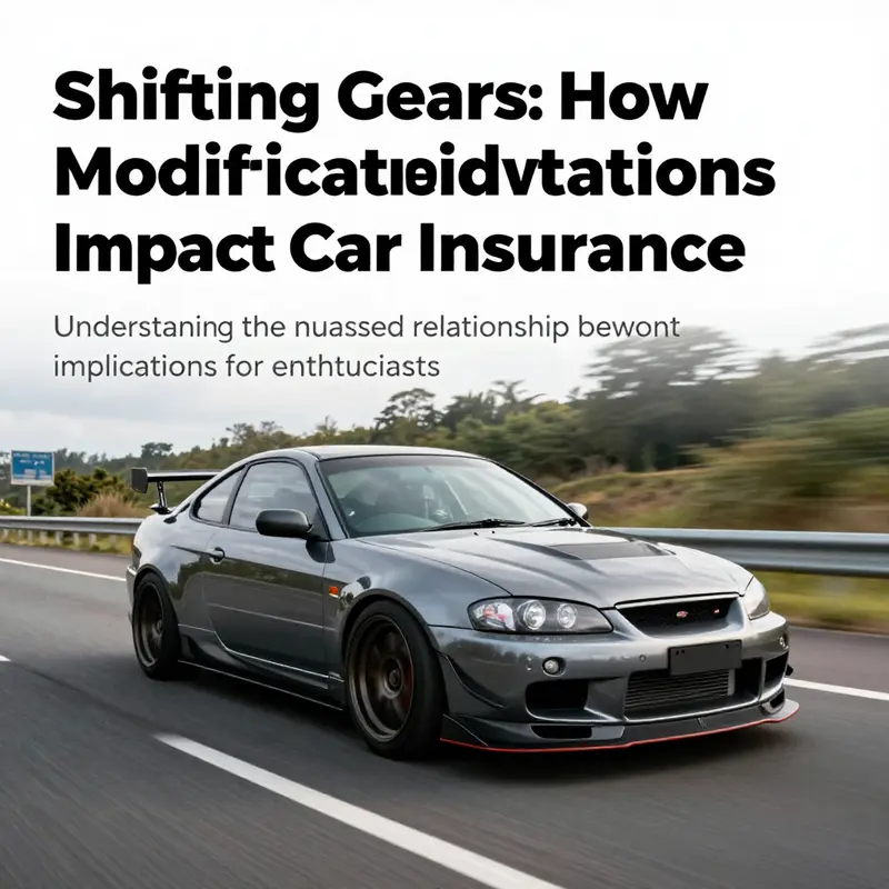 A modified car racing down a highway, highlighting the excitement of customization within the context of car insurance challenges.