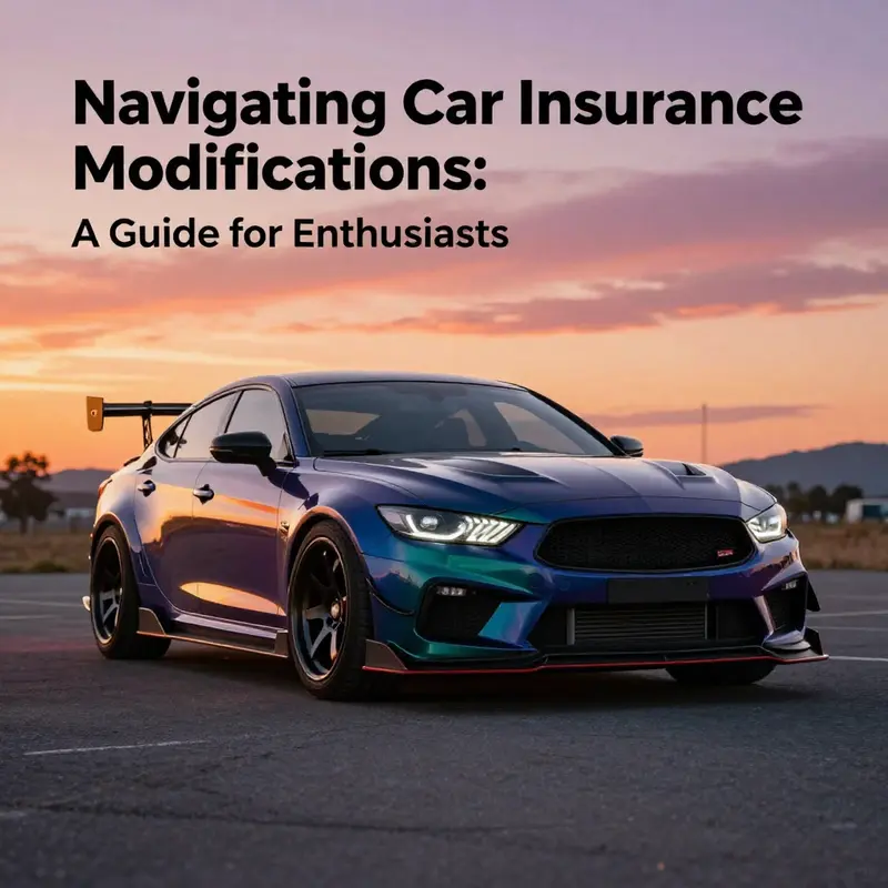 High-performance upgrades can significantly alter a vehicle’s insurance requirements.
