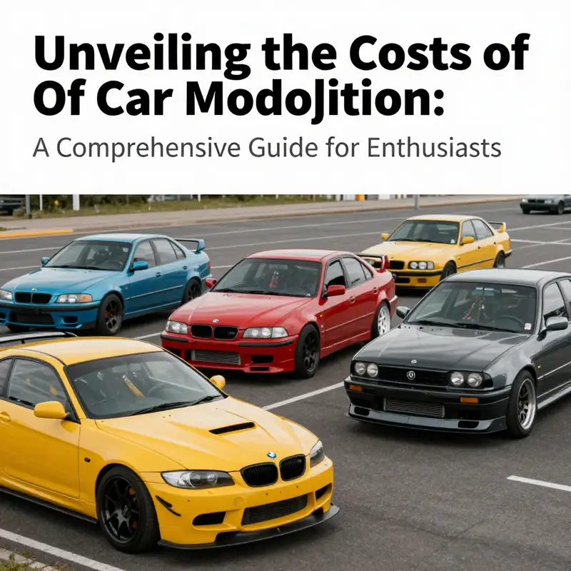 A collage of various modified cars showcasing unique modifications, from aesthetic changes to heavy performance upgrades.