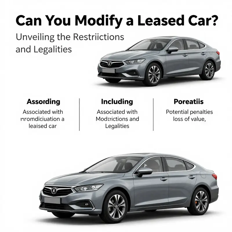An illustration highlighting the tension between car modifications and leasing restrictions.