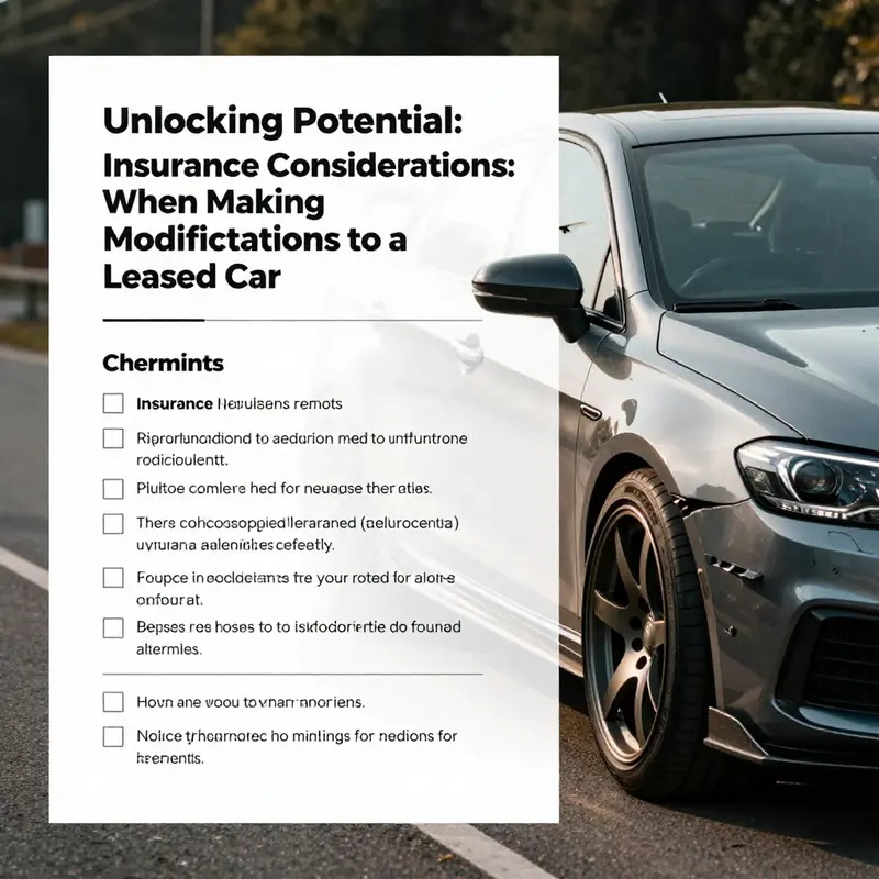 An overview of leasing restrictions highlighting the limits on vehicle modifications.