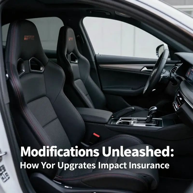 Performance modifications can enhance a car’s power but significantly impact insurance premiums.