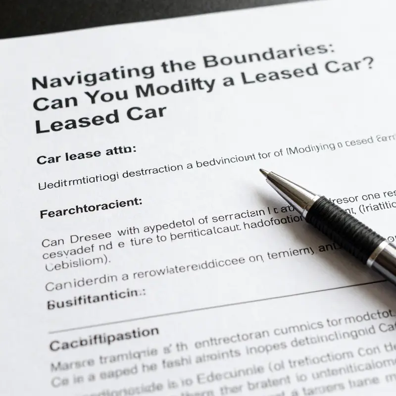 Understanding the legal framework of a car lease agreement.
