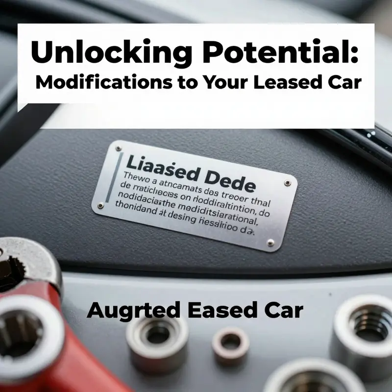 An overview of leasing restrictions highlighting the limits on vehicle modifications.