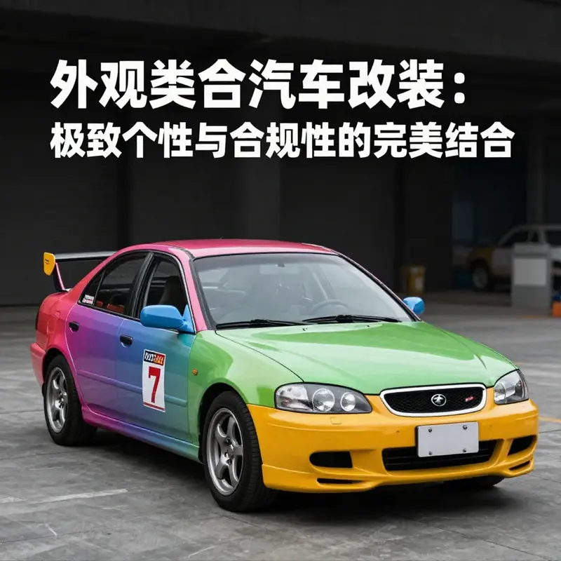 外观类合法改装示例,完美结合个性与合规。