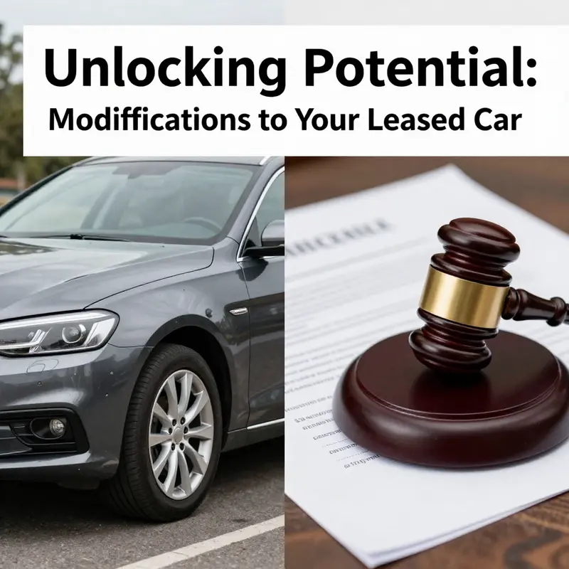 An overview of leasing restrictions highlighting the limits on vehicle modifications.