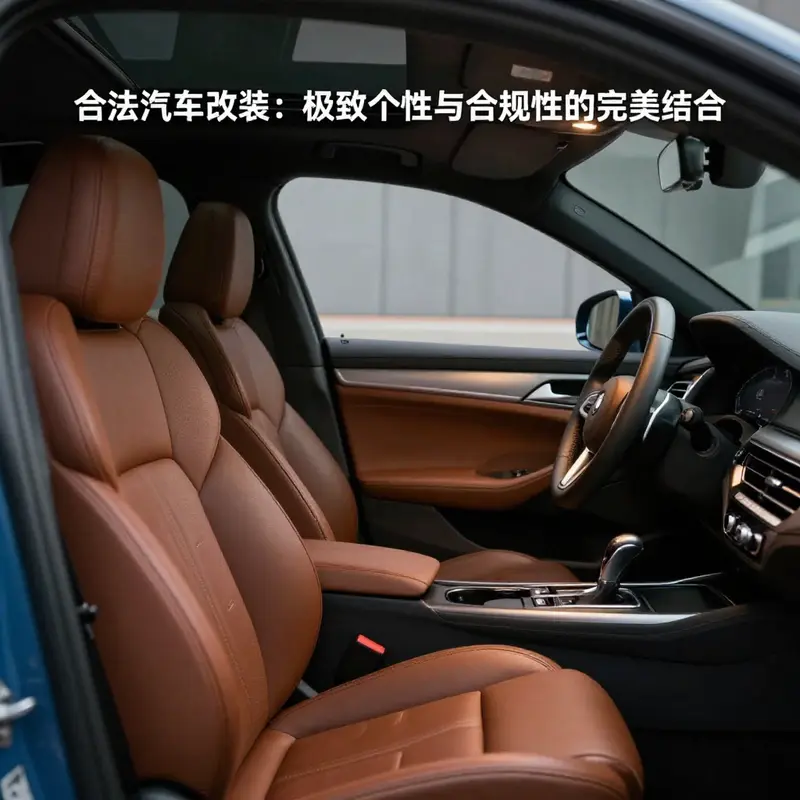 外观类合法改装示例,完美结合个性与合规。