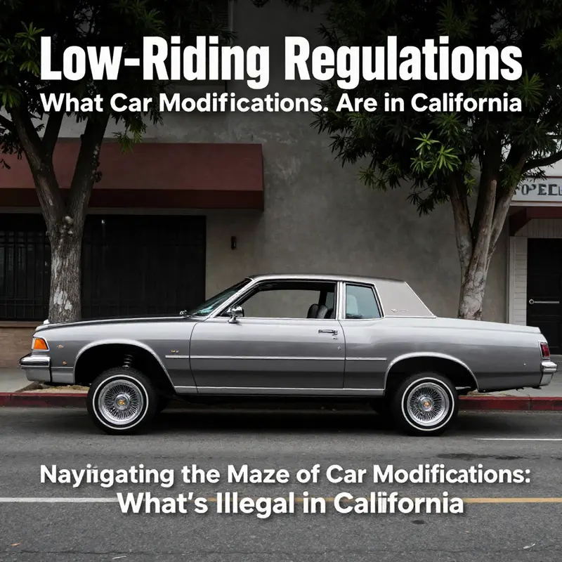 This image highlights essential parts of exhaust systems that can be modified, while indicating compliance with sound regulations.