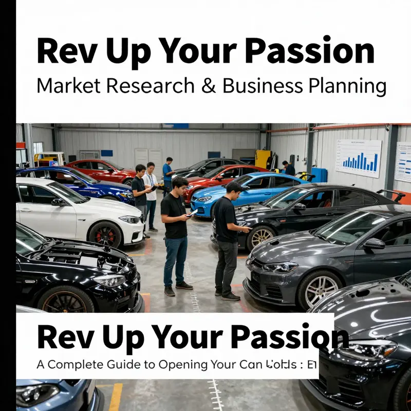 Market research and planning are crucial for the success of a car modification shop.