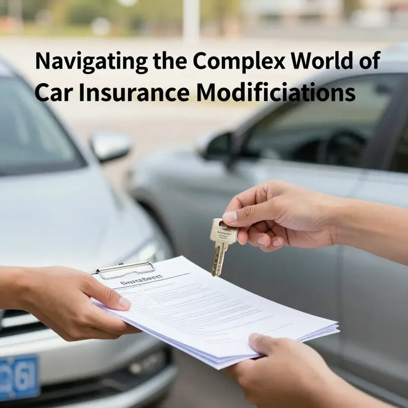 Updating vehicle details is vital when making modifications for car insurance.