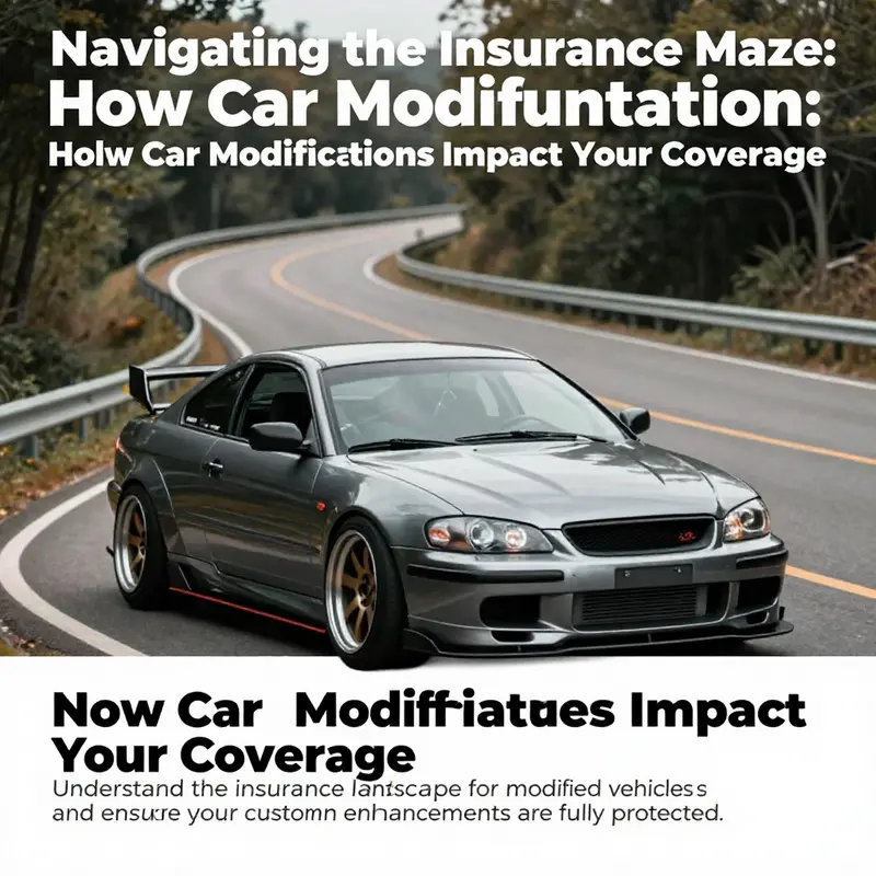 A beautifully modified car driving on a picturesque road, representing the passion of automotive customization.