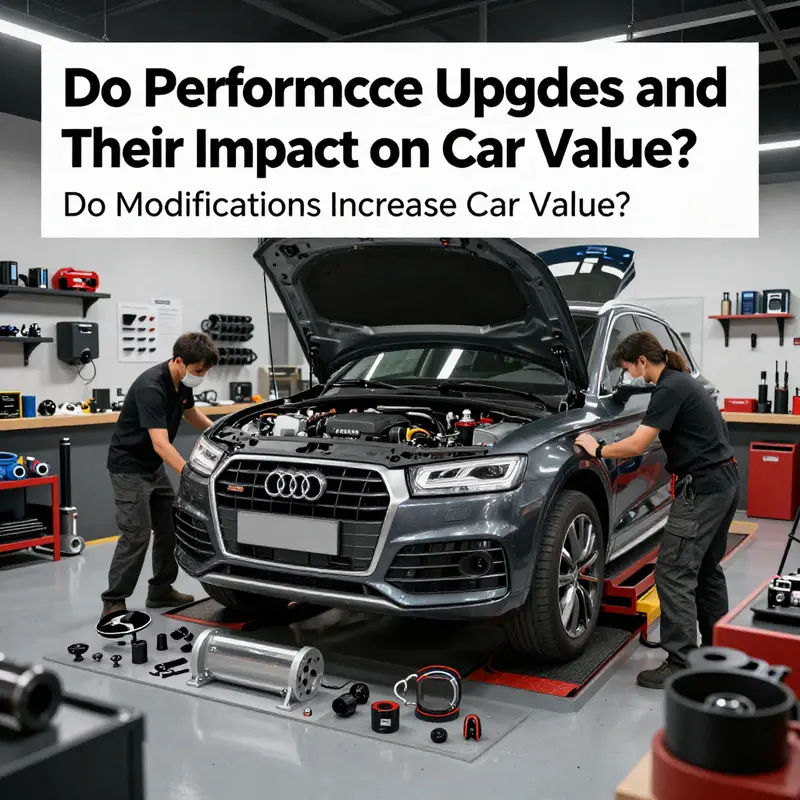 An Audi Q5 receiving professional performance upgrades that can significantly enhance its market value.