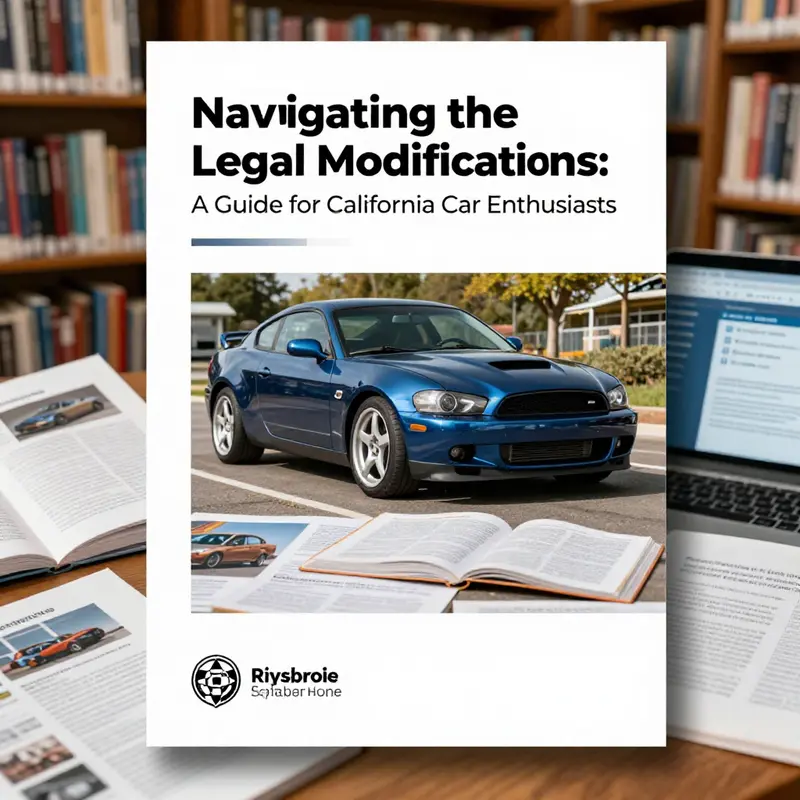 Modified cars adhering to California’s legal standards, displaying a blend of performance and style.