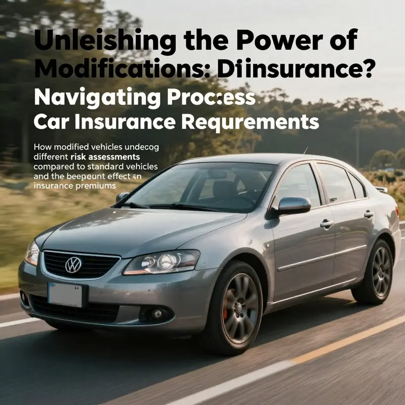 Understanding car insurance requirements in the context of vehicle modifications.