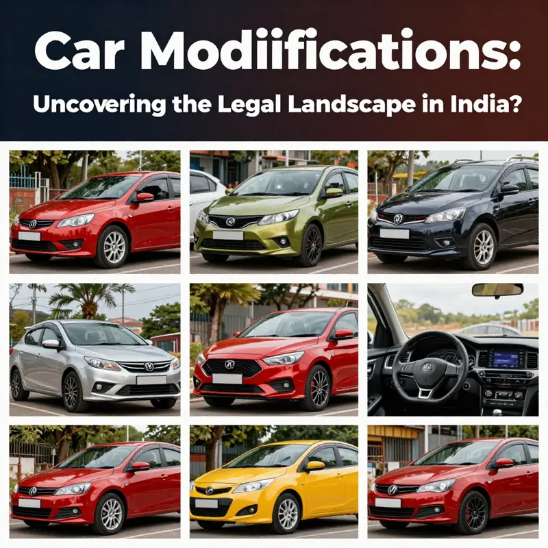 Understanding the legal framework for car modifications in India.