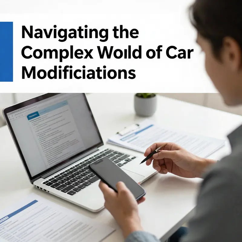 Updating vehicle details is vital when making modifications for car insurance.