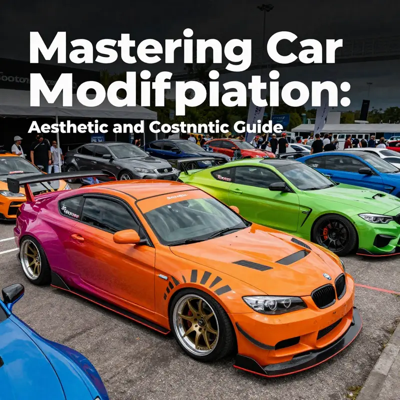A focused moment of planning for car modifications, where enthusiasts define their goals and budget.