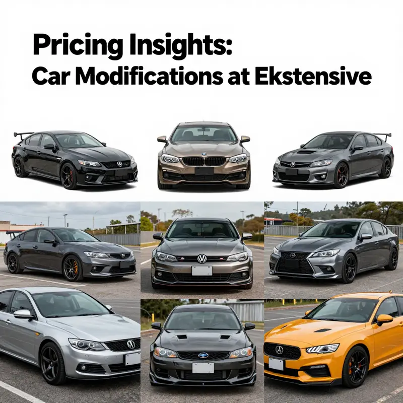 A visual representation of various modification options and tools available at Ekstensive.
