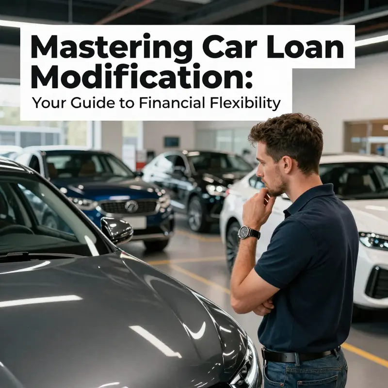 A car enthusiast discusses loan terms, highlighting the importance of negotiation in securing loan modifications.