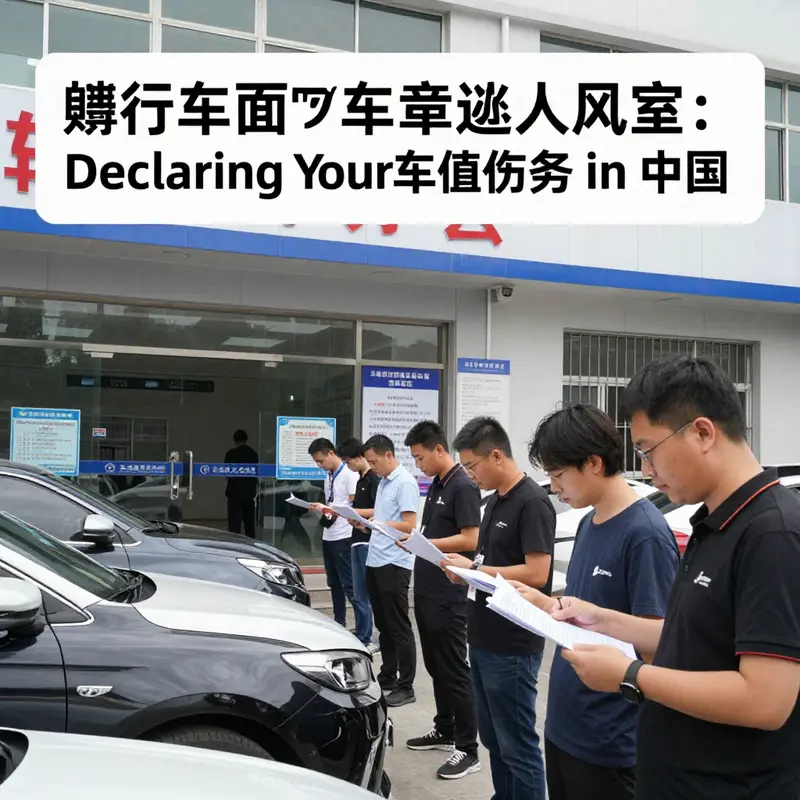 Essential documents for declaring car modifications: organized for a smooth registration process.