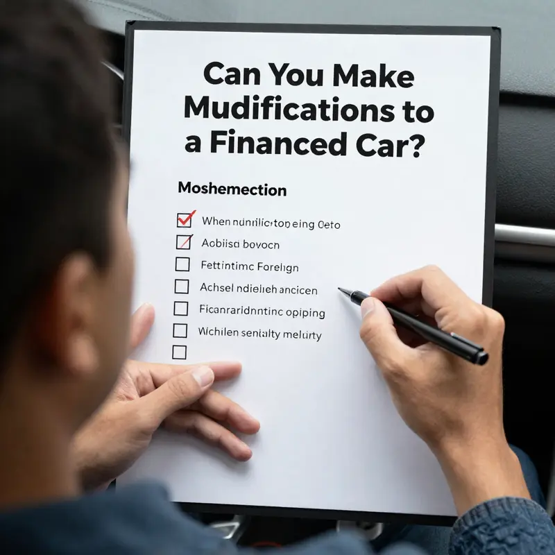 Reviewing the critical components of a car financing agreement.