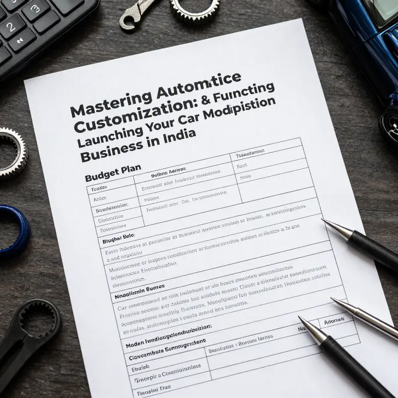 Exploring market trends and identifying niches for a car modification business in India.