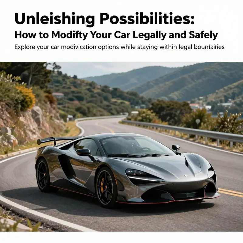 A dynamic image of a high-performance car navigating a scenic road, embodying the spirit of car modification.