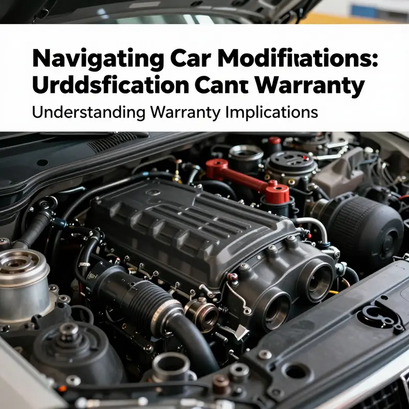 Aftermarket modifications on a car engine, illustrating how personalization can intersect with warranty issues.