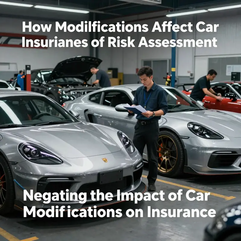 A close examination of modified vehicles highlighting the differences in premium assessments.