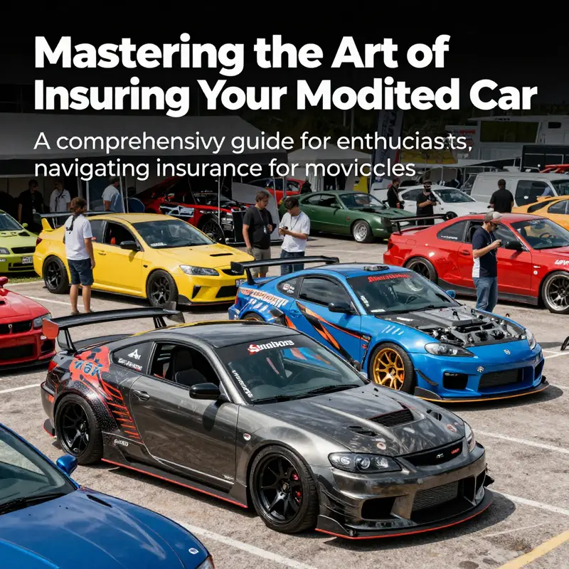 A car show featuring diverse modified vehicles and engaged enthusiasts.