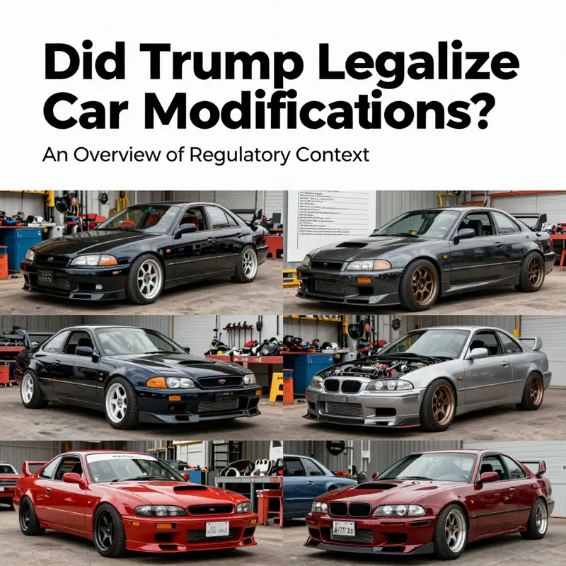 An overview of car modifications amidst evolving regulatory contexts.
