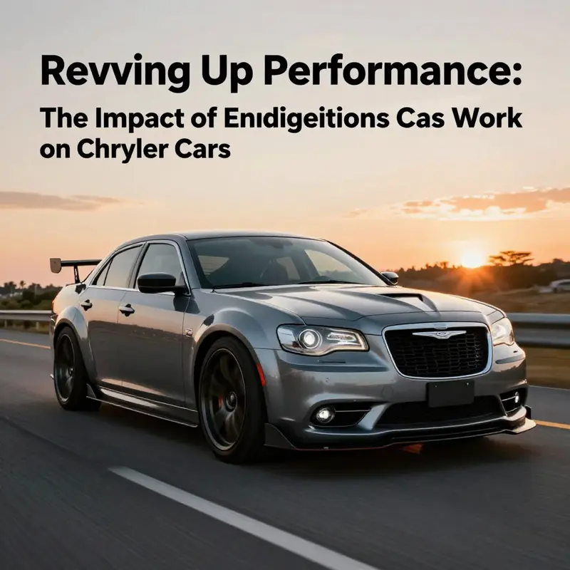 Aerodynamic enhancements on a Chrysler 300C improve both performance and aesthetics on the open road.