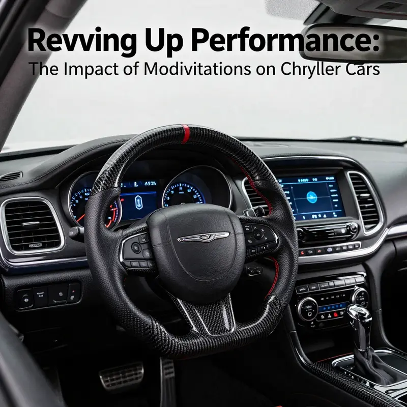 Aerodynamic enhancements on a Chrysler 300C improve both performance and aesthetics on the open road.