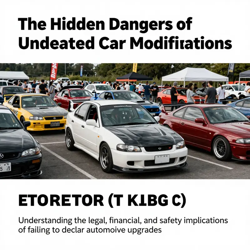 Car enthusiasts gathered with various modified cars, showcasing the passion and creativity of the community.