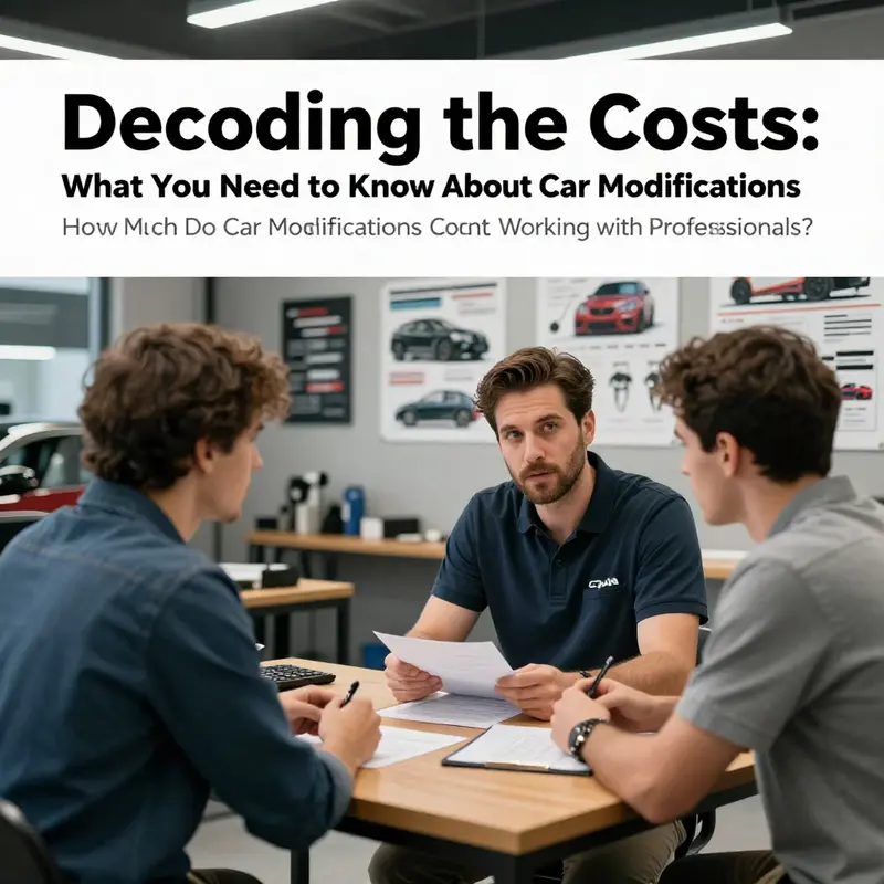 Graph showing the diverse costs associated with popular car modifications.