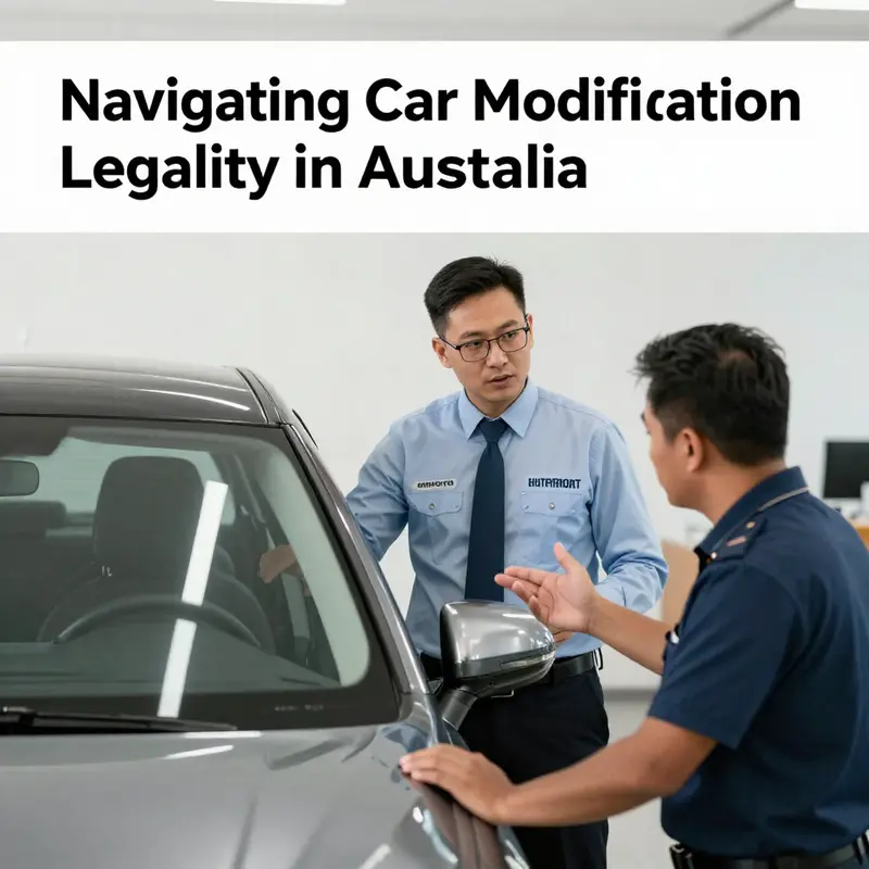 Showcasing a car with minor modifications, emphasizing creativity and compliance.