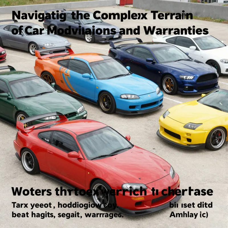 A collection of custom-modified cars showcasing diverse styles and modifications, representing the car modification community.