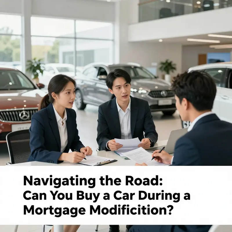 Exploring mortgage modifications and their relevance to car ownership.