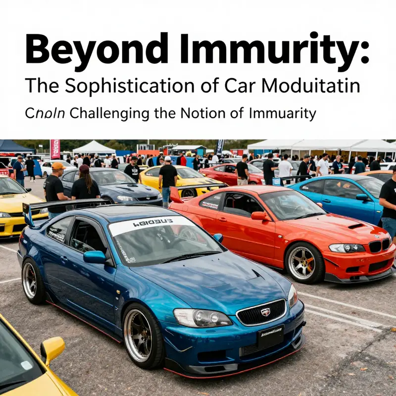 An expert mechanic using advanced tools to optimize car performance, illustrating the technological sophistication involved in car modifications.