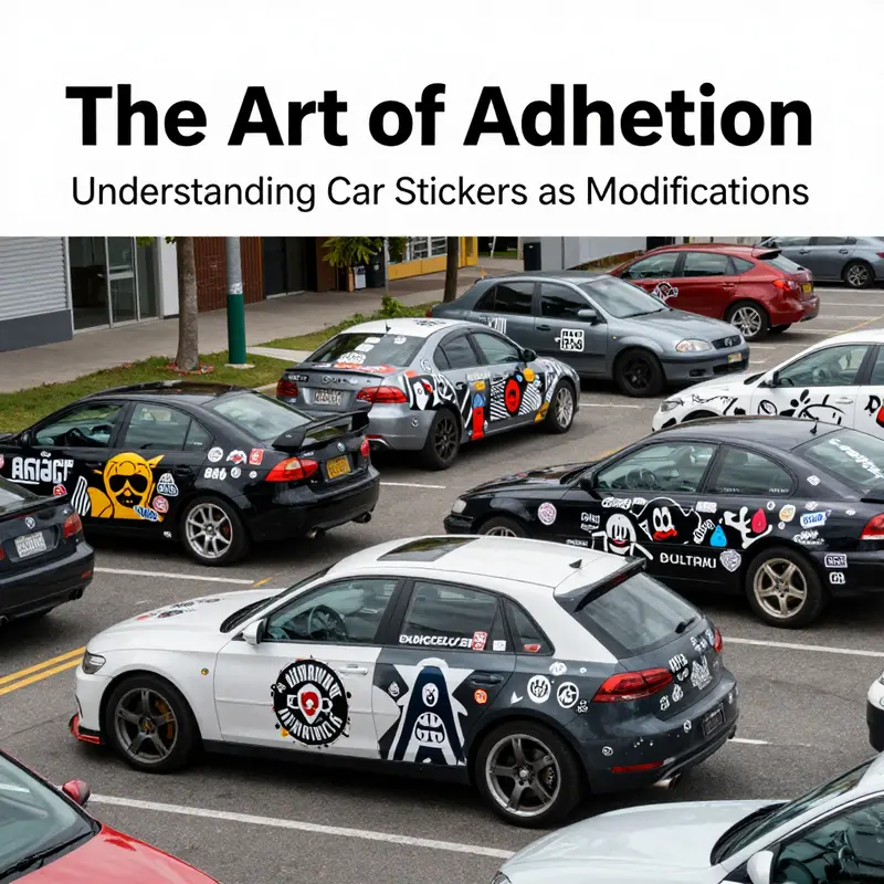 Car stickers and their legal boundaries: a focus on regulations and compliance.