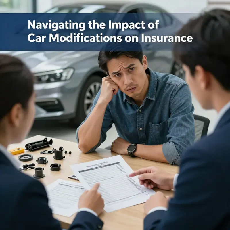 A close examination of modified vehicles highlighting the differences in premium assessments.