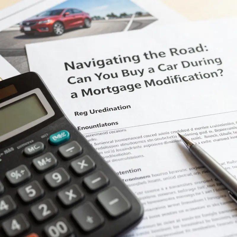 Exploring mortgage modifications and their relevance to car ownership.