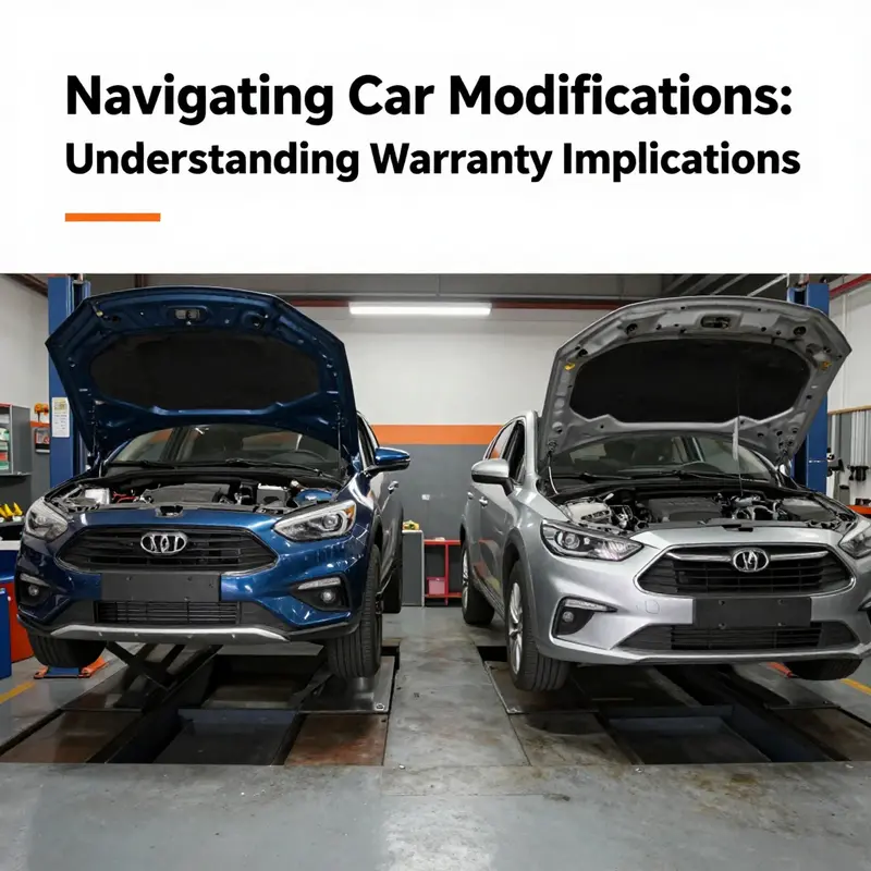 Aftermarket modifications on a car engine, illustrating how personalization can intersect with warranty issues.